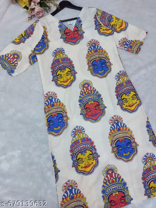 Our New cotton Stylish Kurti With Beautiful multicolor's Print So I am Sure This Kurti Is Suitable Any Time And Any Season