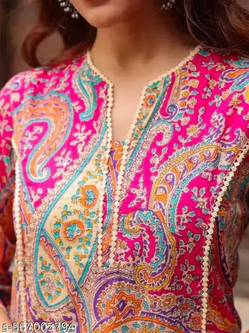 LACE KURTI PINK