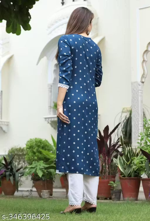 RAYON NECK EMROIDERY 3 PC SUIT FOR WOMAN FASHION