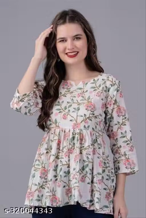 Women's floral print top