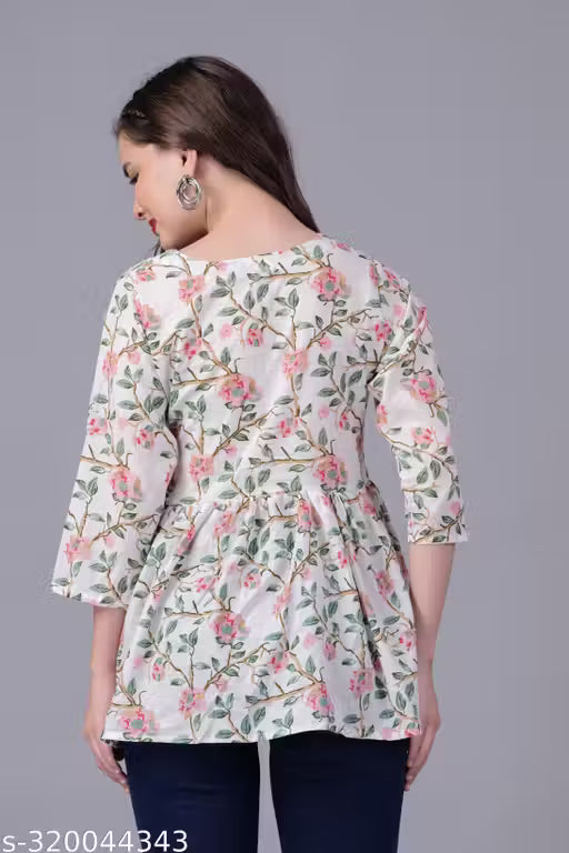 Women's floral print top