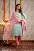 JashnNora's Women Kurta and Dupatta Pant Set