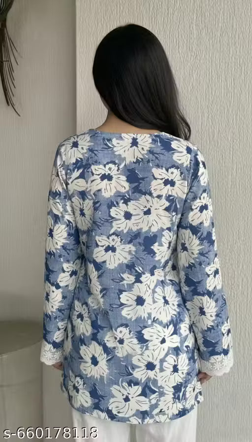 Jivika Trendy square neck latest trending kurti