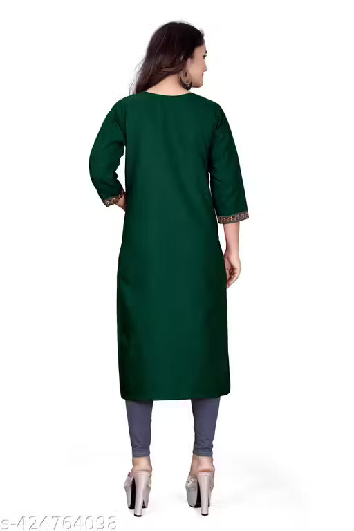 stylelist kurti with embroidered work