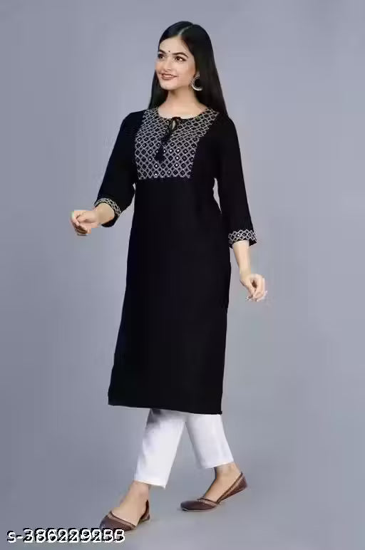 Rayon A-line Kurti