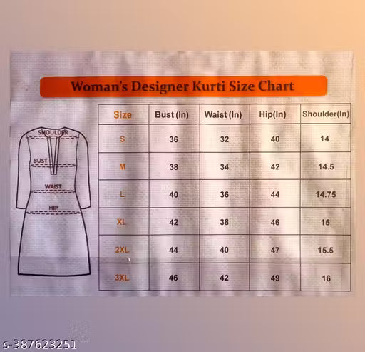 Rayon Kurti for women Gold Foil Print