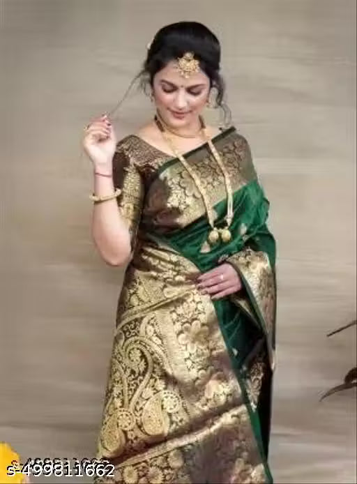 Woven Banarasi Jacquard Saree